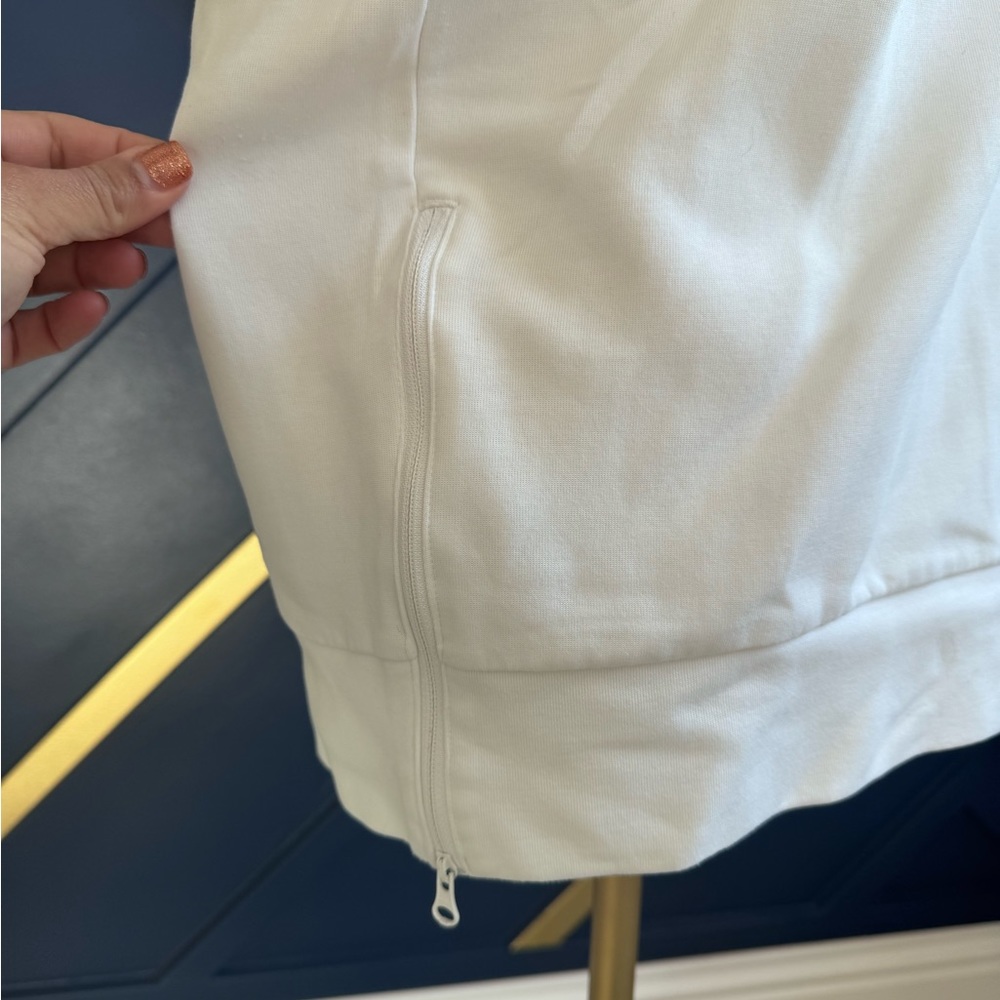 adidas crisp white crewneck sweater - Picture 7 of 8